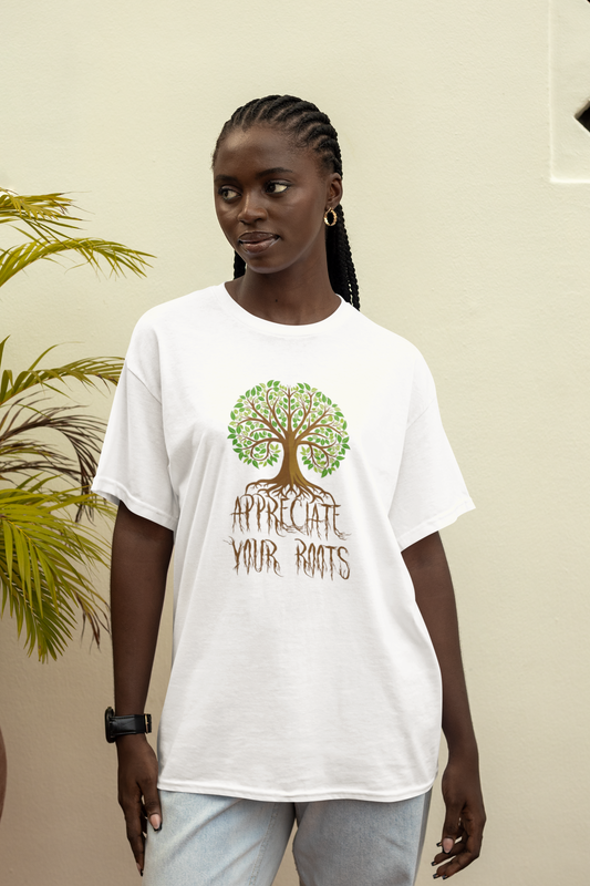 Oversized Tee - Appreciate Your Roots -