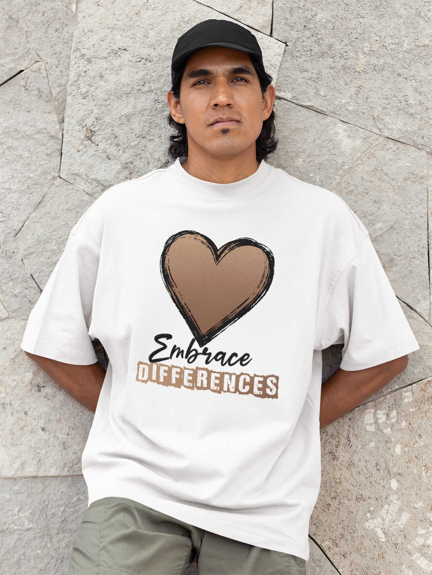 - Embrace Differences Oversized Shirt