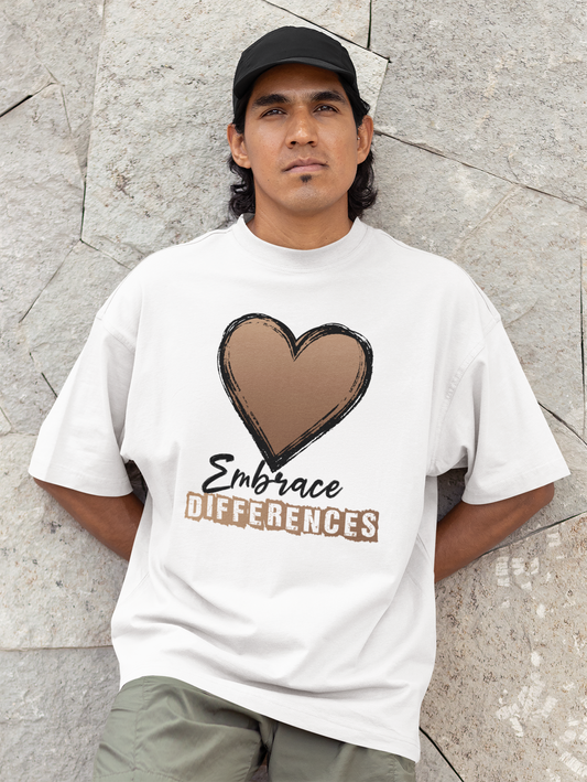- Embrace Differences Oversized Shirt